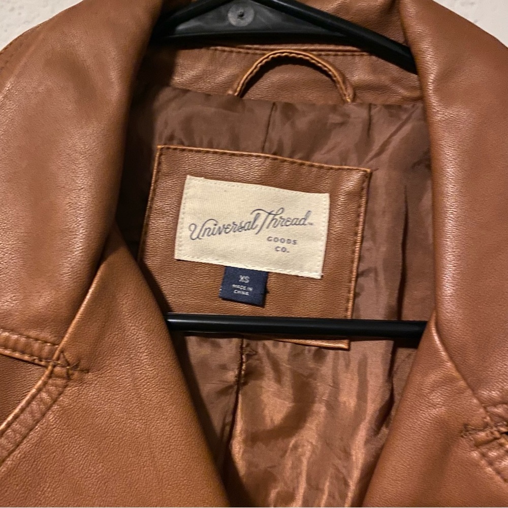 Universal Thread - Brown Leather Jacket - image 3